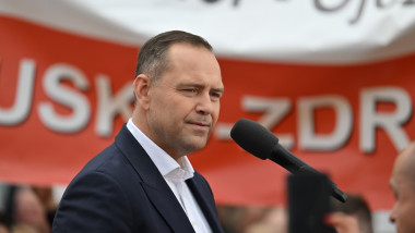Candidate presidential elections Karol Nawrocki campaigns in Kielce