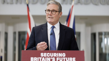 Prime Minister Keir Starmer visits PJHQ in Northwood
