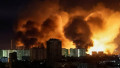 blocuri in flacari la kiev, bombardamnet de nopate rusesc