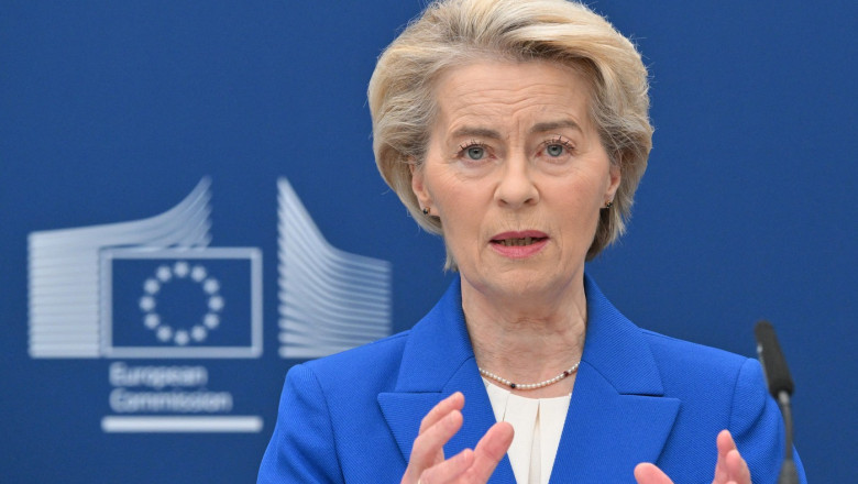 UE, pregătită pentru discuţii comerciale rapide cu SUA. Ursula Von der Leyen anunţă că a discutat cu Donald Trump