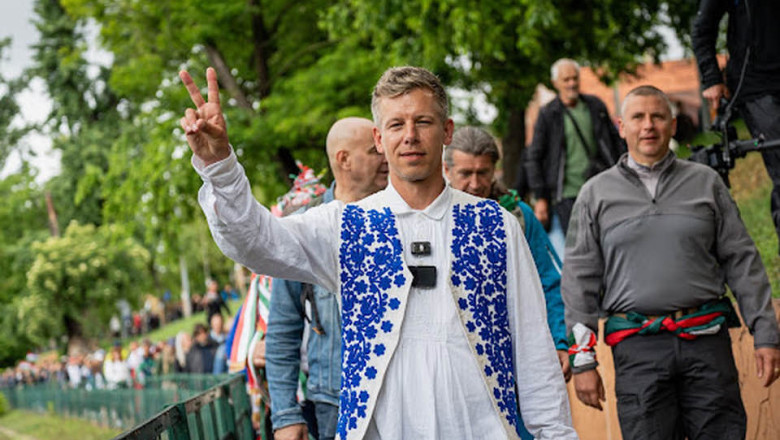 Peter Magyar în Oradea. Foto- Facebook