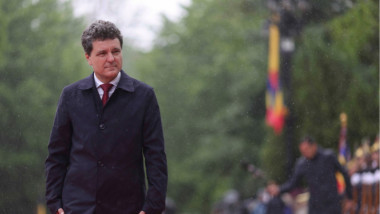 Presedintele Romaniei Nicusor Dan soseste la Palatul Cotroceni dupa ce a depus juramantul in Parlamentul Romaniei, in Bucuresti, 26 mai 2025.