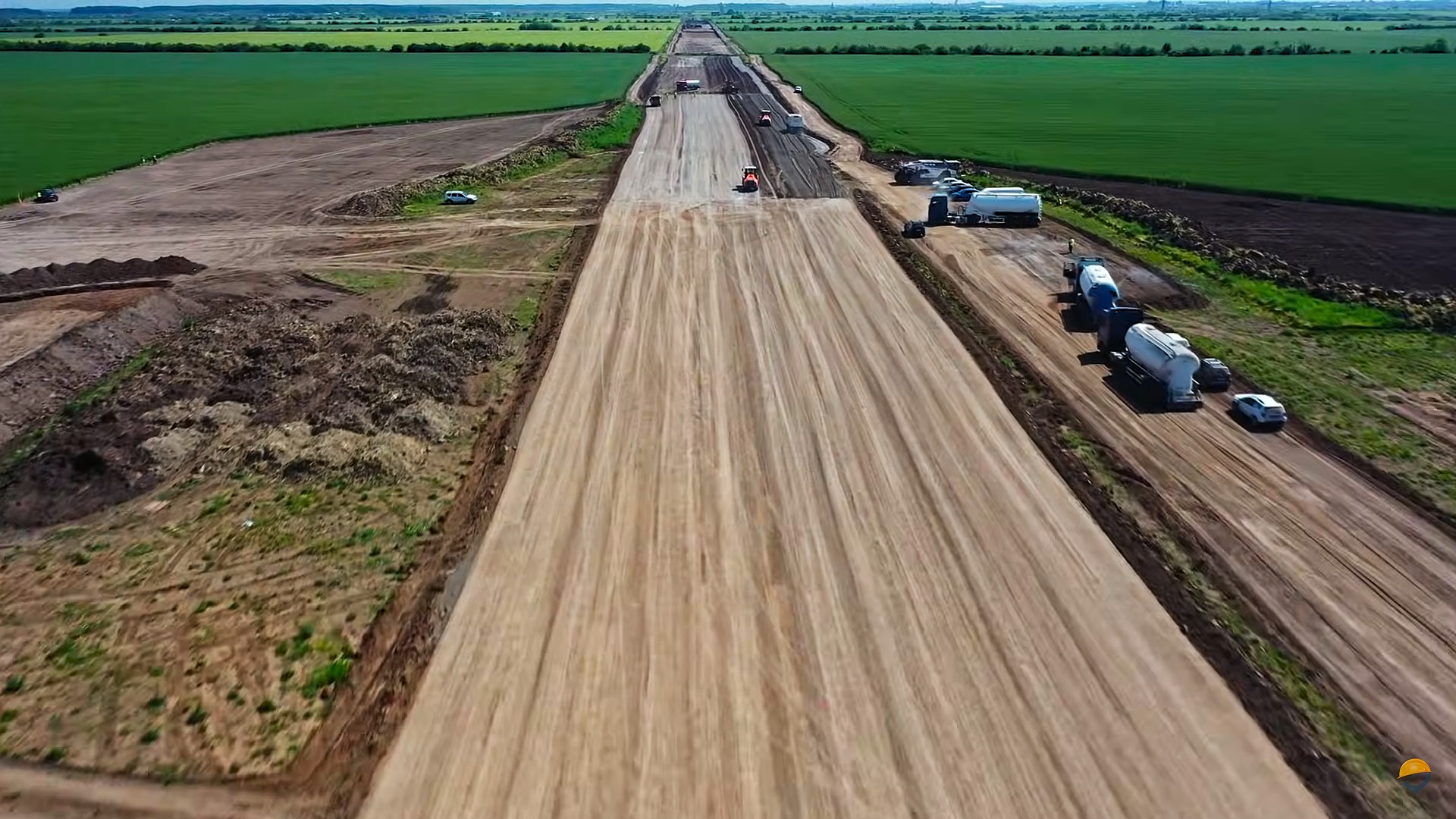 Stadiul lotului Nord A1 - DN1 din A0, autostrada de centură a Capitalei. Asociație: Începe să arate a şantier. Nu este însă suficient