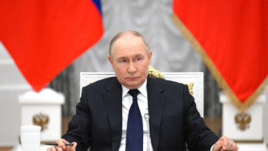 Russian President Putin Chairs Meeting With Business Leaders, Moscow, Moscow Oblast, Russia - 26 May 2025
