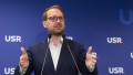 BUCURESTI - SEDIU PARTID - DECLARATII PRESA - USR - 19 MAI 2025