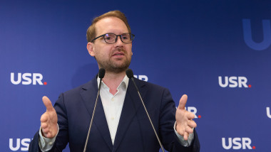 BUCURESTI - SEDIU PARTID - DECLARATII PRESA - USR - 19 MAI 2025