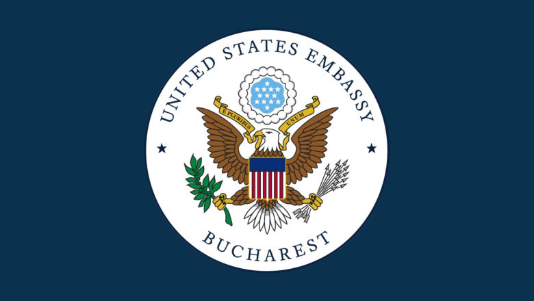 logo al ambasadei sua la bucuresti