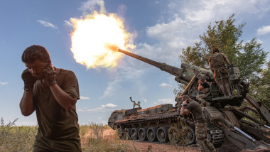 foc de artilerie în Ucraina