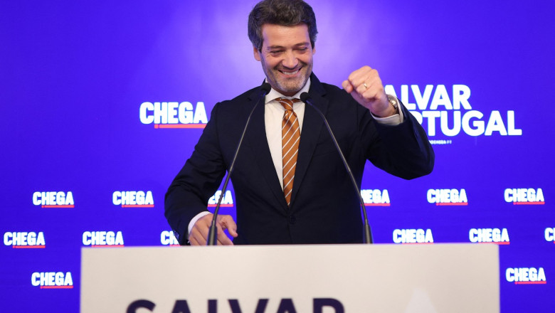 Liderul Chega, Andre Ventura. Foto: Profimedia