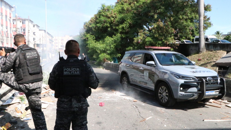 Operation In The City Of God In Rio De Janeiro