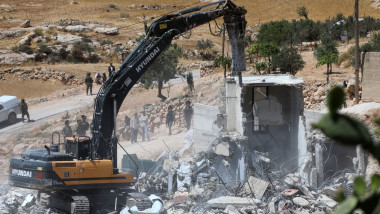 MIDEAST HEBRON PALESTINIAN HOUSE DEMOLITION