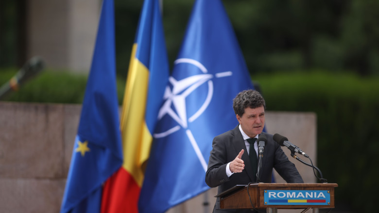 Nicușor Dan participă la summitul B9 de la Vilnius. Volodimir Zelenski și Mark Rutte, printre cei prezenți