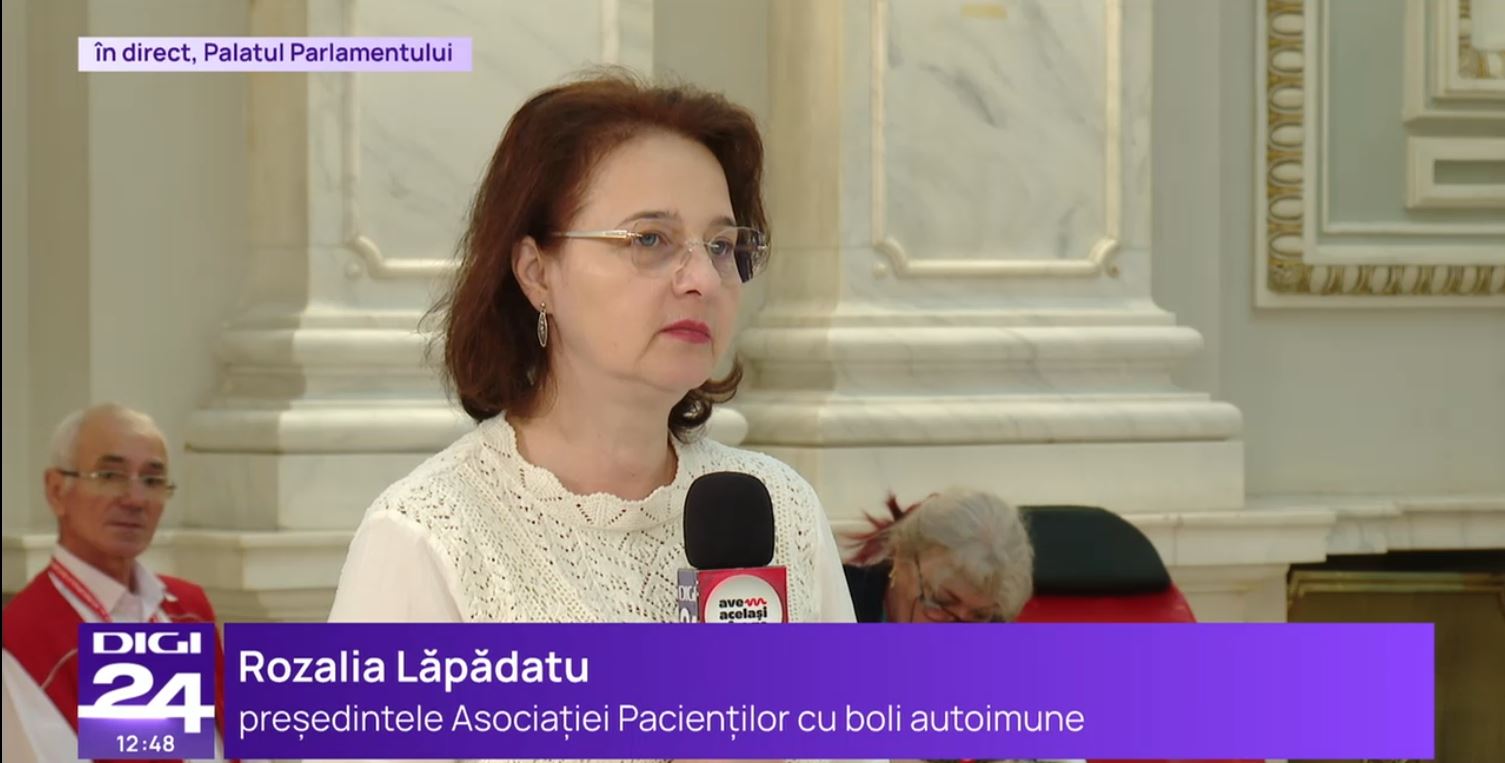 Rozalia Lăpădatu, președintele Asociației Pacienților cu boli autoimune: „Sângele face diferența între viață și moarte”