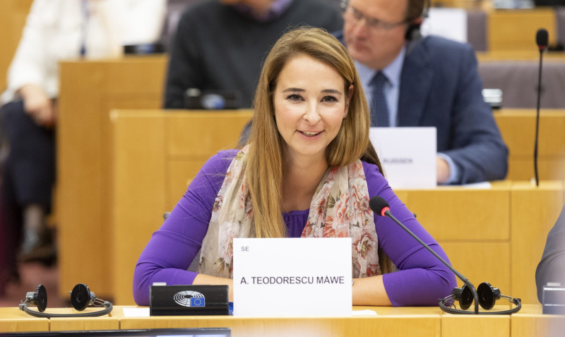 Europarlamentara suedeză de origine română Alice Teodorescu Måwe. Foto- PE