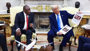 Trump meets South African President Cyril Ramaphosa