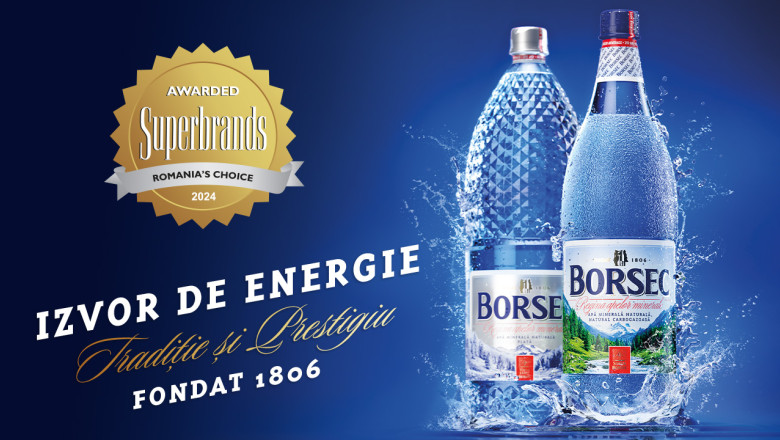 (P) Borsec, reconfirmat Superbrand pentru a opta oară