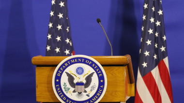 United,States,Of,America,Department,Of,State,Logo,And,Flag