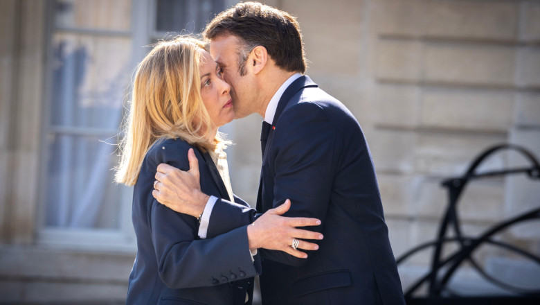 Nu am probleme personale cu Macron, spune Meloni, înaintea unei vizite a liderului francez la Roma, pe fondul unor relații tensionate