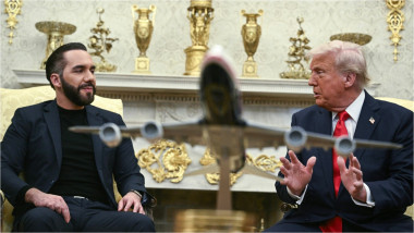 Nayib Bukele și Donald Trump la Casa Albă