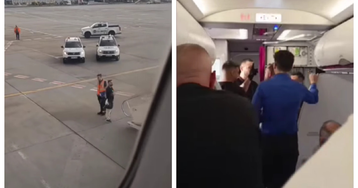 „Vor să-l bată pe pilot!” 9 persoane, date jos dintr-un avion Wizz Air care urma să decoleze de pe Otopeni. De la ce a pornit bătaia