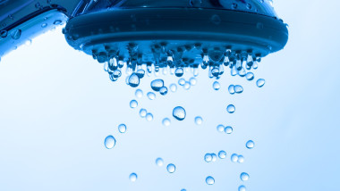 Shower Head with Droplet Water