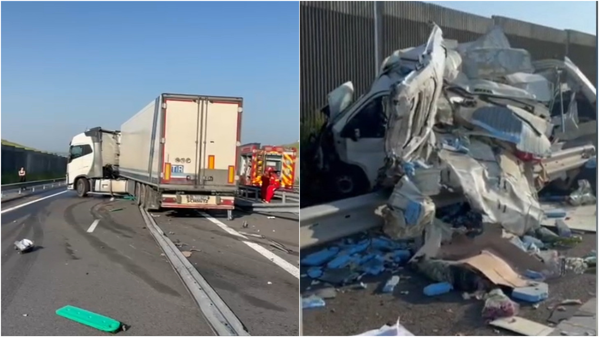 Trafic blocat în județul Olt: accident mortal pe drumul expres Craiova–Pitești. O persoană a murit, iar alte două sunt în stare gravă