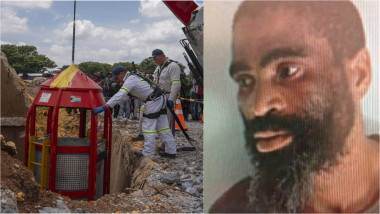 operațiune de salvare a minerilor ilegali blocați într-o mină abandonată din Africa de Sud / liderul unei rețele de mine ilegale căutat de poliția din Africa de Sud