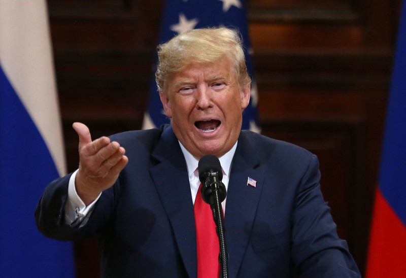Trump and Putin give press conference in Helsinki