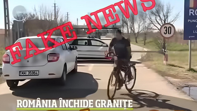 MAI avertizează asupra unui fake news: Circulă informații false pe rețelele sociale că România ar închide granițele
