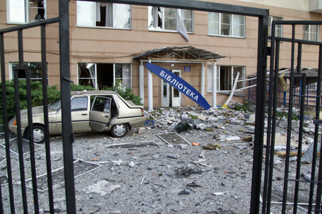 Kyiv Apartment Block Damaged by Russia s Overnight Attack - Ukraine