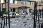 Kyiv Apartment Block Damaged by Russia s Overnight Attack - Ukraine
