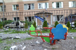 Kyiv Apartment Block Damaged by Russia s Overnight Attack - Ukraine