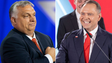 Viktor Orban și Karol Nawrocki.
