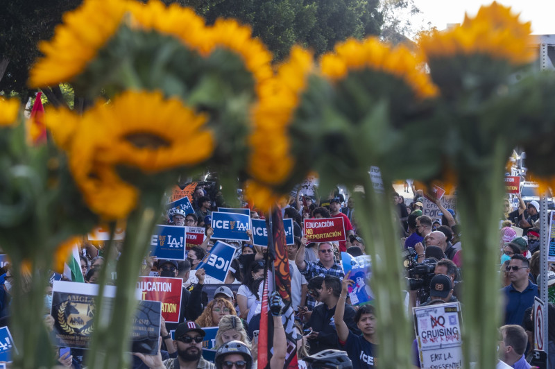 protest los angeles imigratie