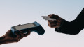 Customers,Use,Contactless,Payment,Technology,At,A,Modern,Checkout.,Hands