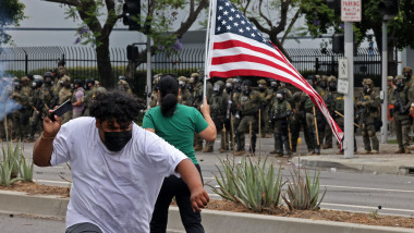 Los Angeles: ICE Raids Spark Protest Riot, Paramount, California, USA - 07 Jun 2025