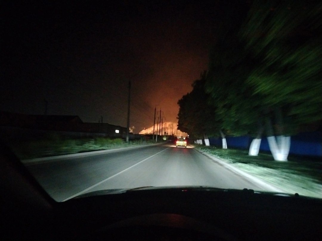 O fabrică de azot aflată la 200 de kilometri sud de Moscova, în flăcări după un atac cu dronă al Ucrainei