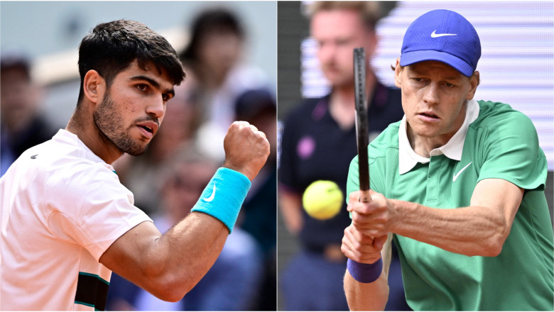 Finala Roland Garros: Jannik Sinner și Carlos Alcaraz, primul meci direct pentru un titlu de Grand Slam