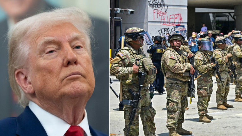 Ce a răspuns Trump, întrebat dacă va invoca Legea Insurecţiei după protestele violente din Los Angeles
