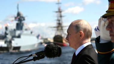 Main Naval Parade in St.Petersburg.