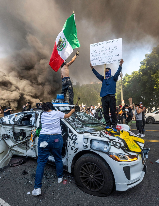 Los Angeles: ICE Raids Spark Protest Riot, California, USA - 08 Jun 2025