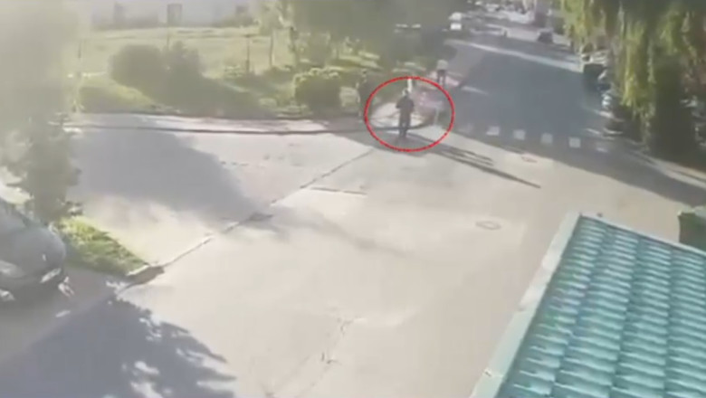VIDEO  Filmul crimei din cartierul rezidențial de lângă București. Bărbatul care a împușcat-o pe fosta parteneră avea arme fără permis