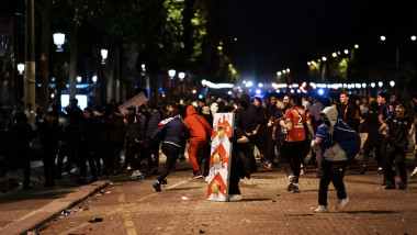 PSG Win The Champions League: A Night Of Celebrations And Clashes With The Police In Paris, France - 01 Jun 2025