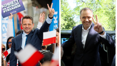 Cei doi candidați la Președinția Poloniei. Foto- Profimedia