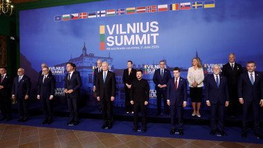 Liderii prezenti la summitul B9 de la Vilnius Foto Profimedia