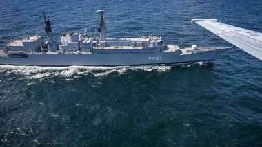 Fregata „Regele Ferdinand” - 221 are la bord un echipaj format din 240 de militari.