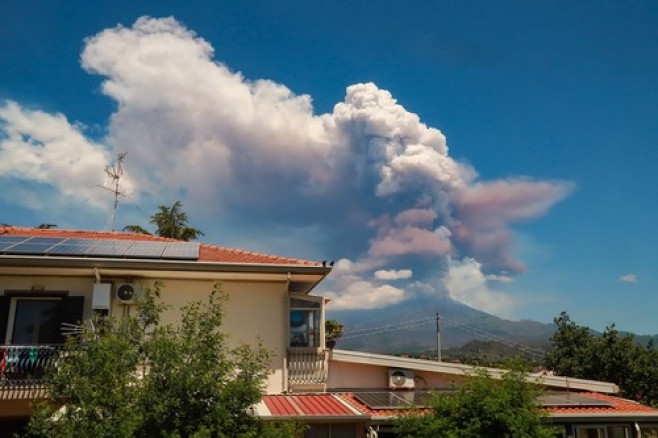 Vulcanul Etna a erupt din nou. Foto: Profimedia