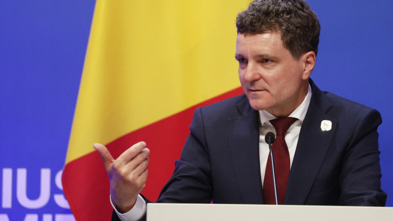 Nicușor Dan, la summitul de la Vilnius. Foto: Profimedia
