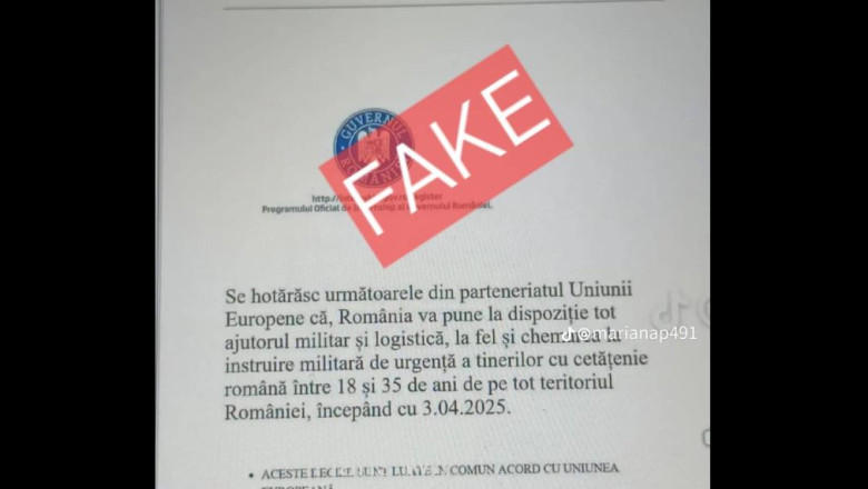 O nouă dezinformare cu privire la o aşa-zisă „participare a României la un conflict militar”. Anunțul făcut de Ministerul de Interne
