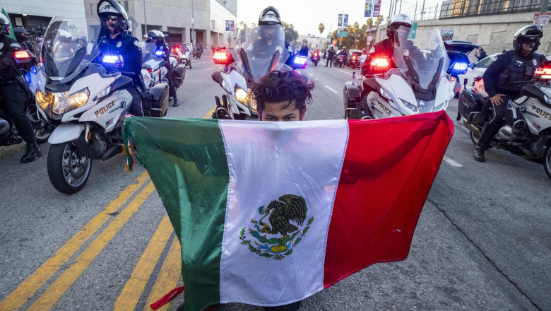 Immigration Protests Los Angeles